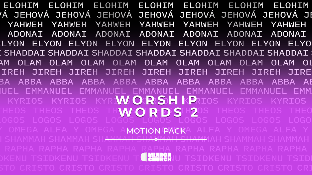 Worship Words 2 - Complete Pack