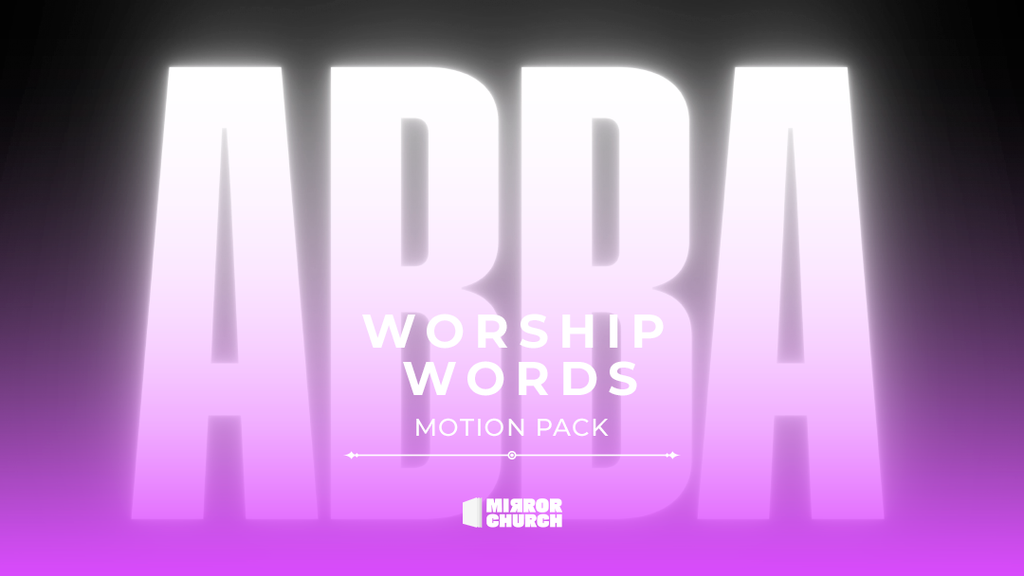 Worship Words 1 - Complete Pack